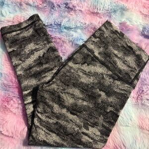 lululemon athletica Black and Gray Leggings